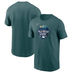 Men All Star 2023 Teal Game Logo T Shirt