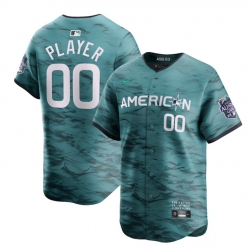 Men Cleveland Guardians Active Player Custom Teal 2023 All Star Cool Base Stitched Jersey