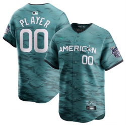 Men New York Yankees Active Player Custom Teal 2023 All Star Cool Base Stitched Baseball Jersey