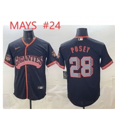 MLB GIants #24 MAYS Fashion Jersey