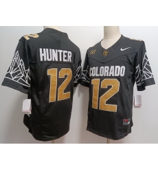 Colorado Buffaloes #12 Travis Hunter Black New