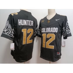 Colorado Buffaloes #12 Travis Hunter Black New