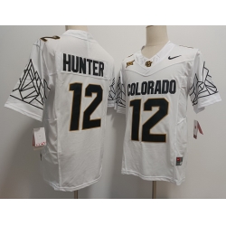 Colorado Buffaloes #12 Travis Hunter White  New