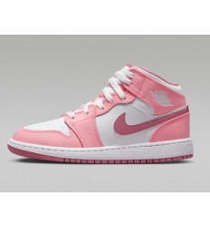 Air Jordan 1 Women Basketball Shoes Pink 24EC8