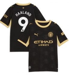 Haaland Manchester city  jerseys Black