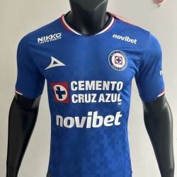Men Cruz Azul Blue Soccer Jersey