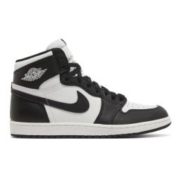Men Nike Air Jordan 1 Black White Retro High OG Shoes