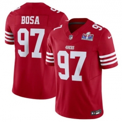 Men San Francisco 49ers 97 Nick Bosa Red 2023 F U S E  Vapor Untouchable Limited Stitched Football 2024 Super Bowl LVIII Jersey