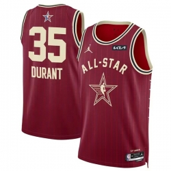 2024 All Star Custom Crimson Game Swingman Stitched Basketball Jersey