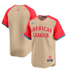 Youth American League Blank Cream 2024 All Star Limited Stitched Baseball Jersey