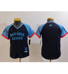 Youth National League Navy 2024 All Star Limited Stitched Jersey