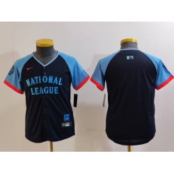 Youth National League Navy 2024 All Star Limited Stitched Jersey