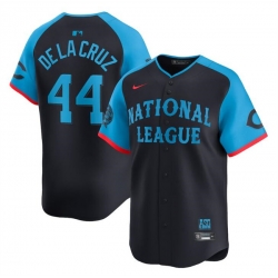 Men National League 44 Elly De La Cruz Navy 2024 All Star Limited Stitched Baseball Jersey