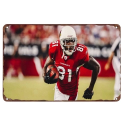 Arizona Cardinals Aluminum Sign 12x8 Inch Anquan Boldin 002