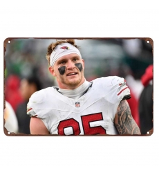 Arizona Cardinals Aluminum Sign 12x8 Inch Trey McBride 003