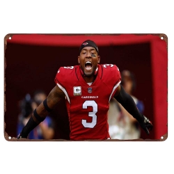 Arizona Cardinals Aluminum Sign Budda Baker 004