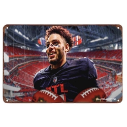 Atlanta Falcons Aluminum Sign 12x8 Inch Drake London 002