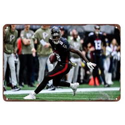 Atlanta Falcons Aluminum Sign 12x8 Inch Kyle Pitts 002