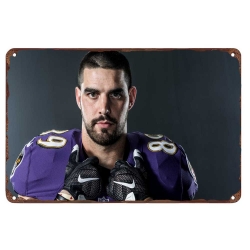 Baltimore Ravens Aluminum Sign 12x8 Inch Mark Andrews 001