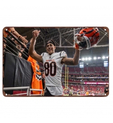 Cincinnati Bengals Aluminum Sign 12x8 Inch Andrei Iosivas 002