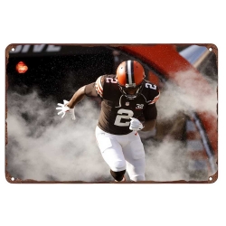 Cleveland Browns Aluminum Sign 8x12 Inch Amari Cooper 001