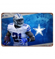 Dallas Cowboys Aluminum Sign 12x8 Inch Ezekiel Elliott 003