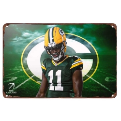 Green Bay Packers Aluminum Sign 12x8 Inch Jayden Reed 002