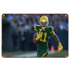 Green Bay Packers Aluminum Sign 12x8 Inch Jayden Reed 003