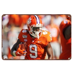 Jacksonville Jaguars Aluminum Sign 12x8 Inch Travis Etienne 003