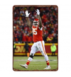 Kansas City Chiefs Aluminum Sign 12x8 Inch Chris Jones003