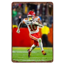 Kansas City Chiefs Aluminum Sign 12x8 Inch Isiah Pacheco 003