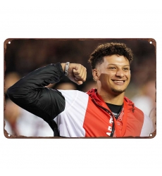 Kansas City Chiefs Aluminum Sign 12x8 Inch Patrick Mahomes 002