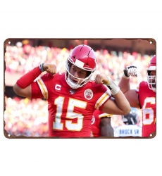 Kansas City Chiefs Aluminum Sign 12x8 Inch Patrick Mahomes 003