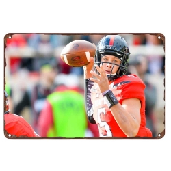 Kansas City Chiefs Aluminum Sign 12x8 Inch Patrick Mahomes 005