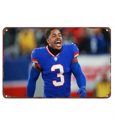 New York Giants Aluminum Sign 12x8 Inch Sterling Shepard 004