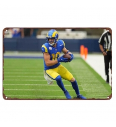 Los Angeles Rams Aluminum Sign 12x8 Inch Cooper Kupp 002