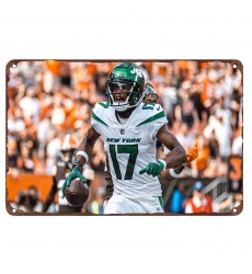 New York Jets Aluminum Sign 12x8 Inch Garrett Wilson 005