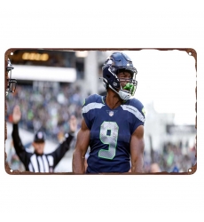 Seattle Seahawks Aluminum Sign 12x8 Inch Kenneth Walker III 004