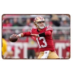 San Francisco 49ers Aluminum Sign Brock Purdy 006