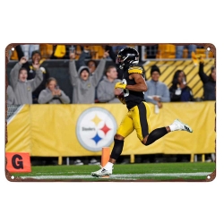 Pittsburgh Steelers Aluminum Sign 12x8 Inch Minkah Fitzpatrick 006