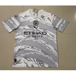 Men 2024 2025 Soccer Jersey Manchester City White Dragon Home