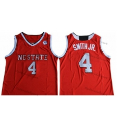 North Carolina State #4 Dennis Smith Jr. Red jersey