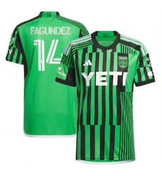 Men Austin FC Diego Fagundez 2023 24 Home Replica Green