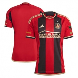 Men Atlanta United Blank 2023 24 Home Replica Black