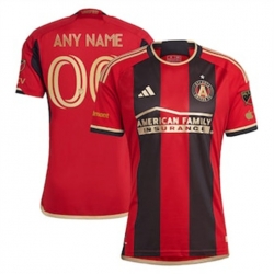 Men Atlanta United Custom 2023 24 Home Replica Black