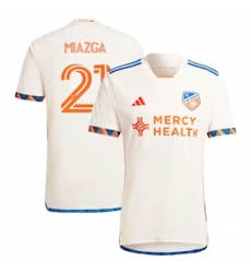 Men FC Cincinnati Matt Miazga 2024 25 Away Replica White