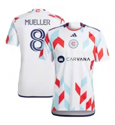 Men Chicago Fire Chris Mueller 2024 25 Away Replica White