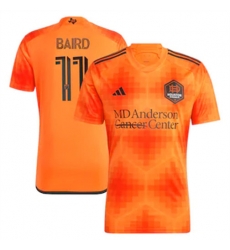 Men Houston Dynamo Corey Baird 2023 24 Home Replica Orange