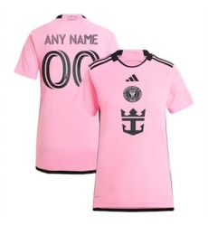 Women Inter Miami CF Custom 2024 25 Home Replica Pink