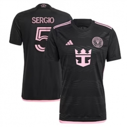 Youth Inter Miami CF Sergio Busquets 2024 25 Away Replica Black